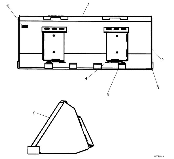 CASE SR175-TV380 ковш, нож, гайка, болт