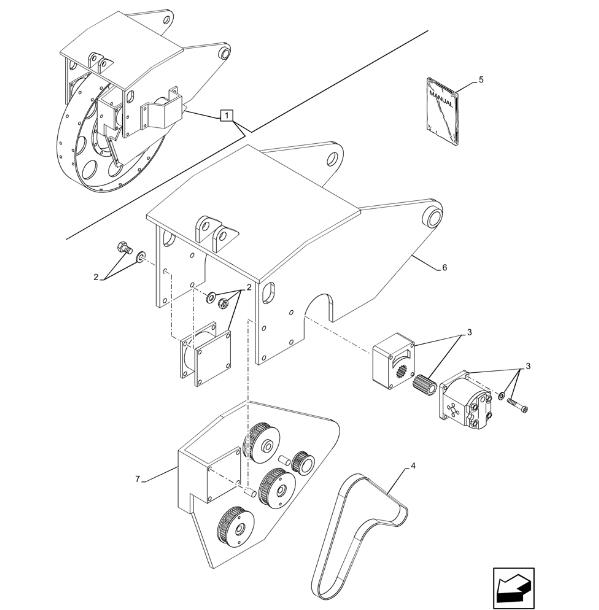 CASE SR175 NRC 2013- колесо уплотнитель