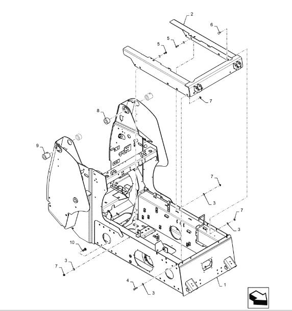 CASE SR175 рама после 07 февраля 2012