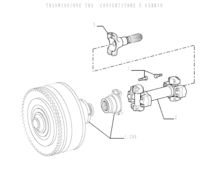 NEW HOLLAND D180 2006-2014 Приводной вал