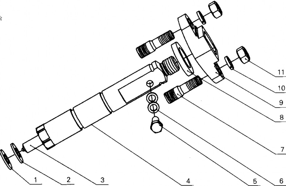 G0100-1112000 Fuel injector assembly