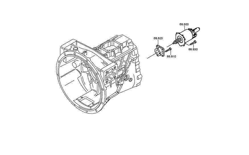 CLUTCH RELEASE DEVICE Запчасти для КПП ZF 5S-42 1307 050 401 МАЗ 