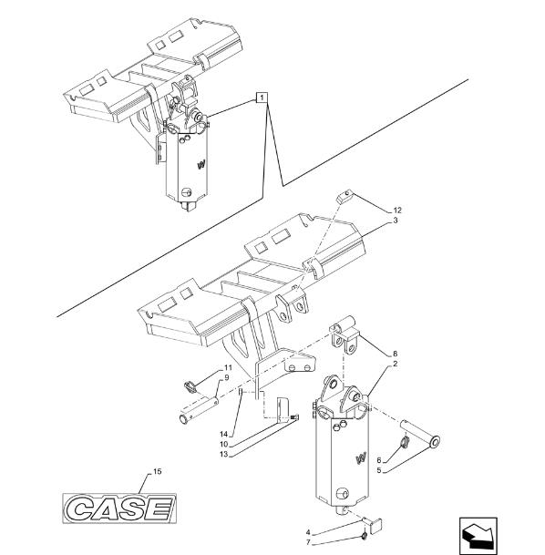 CASE SR175 NRC 2013- шнековый бур